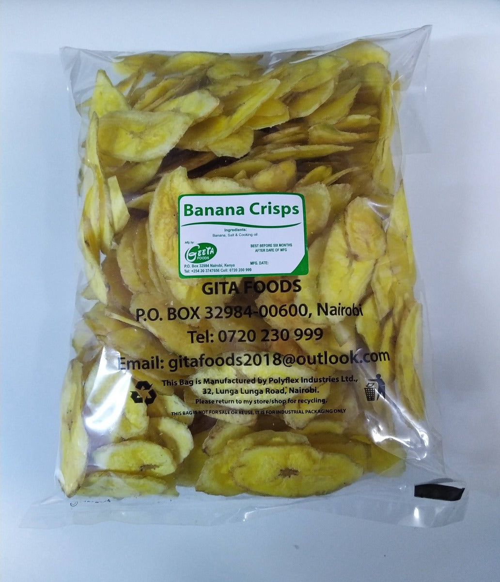 Banana Crisps - 500gms - Geeta Foods (Bharti Ben)