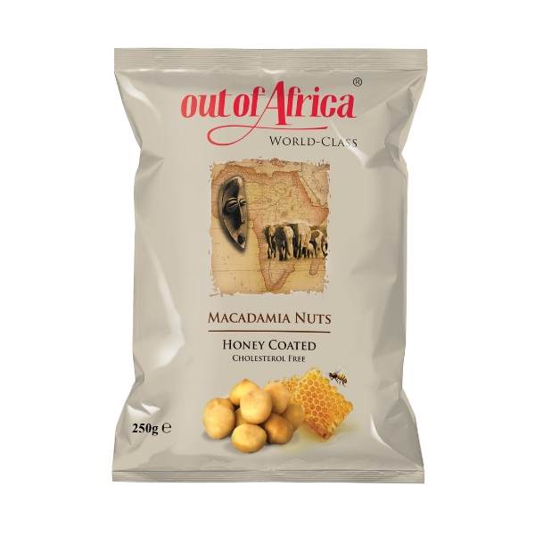 Macadamia Nuts Honey Coated - 250g - Out Of Africa
