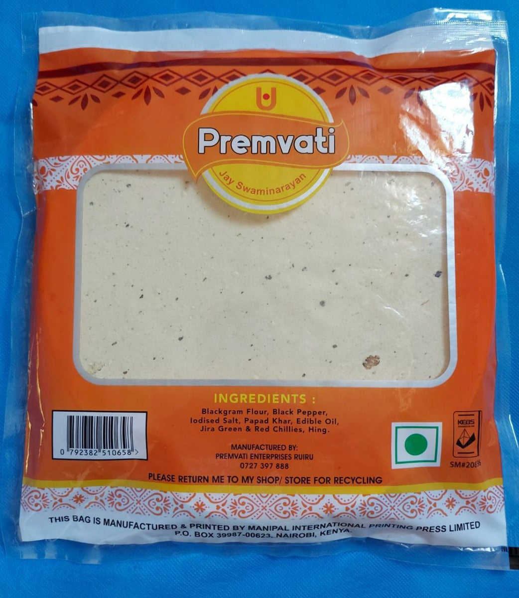 Urad Papad Premvati - Standard - 500gms