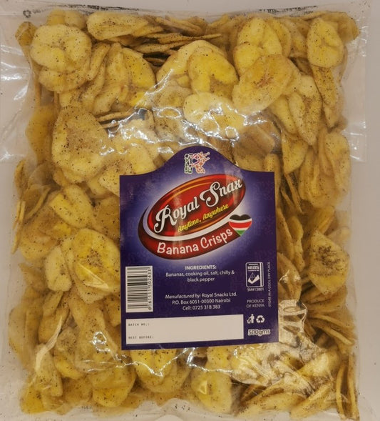 R.S - Banana Crisps - Round - Black Pepper (500gms)