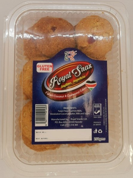 R.S - Farari Coconut & Cashewnut Cookies (Gluten Free - 250gms)
