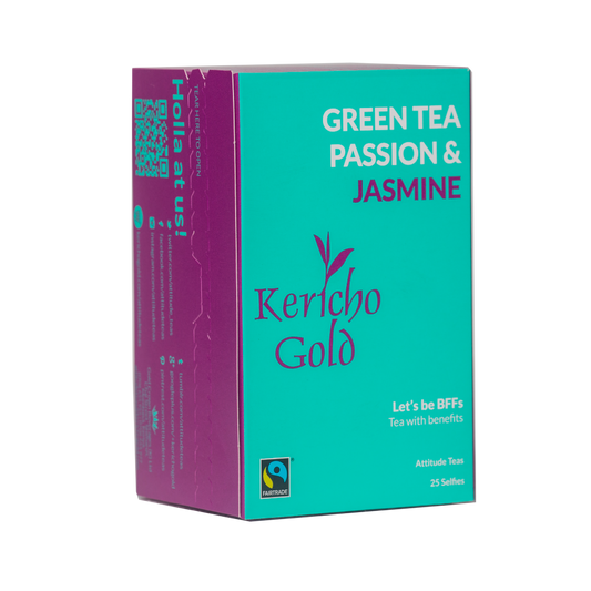 Kericho Gold Green Tea - Passion and Jasmine - 25Teabags