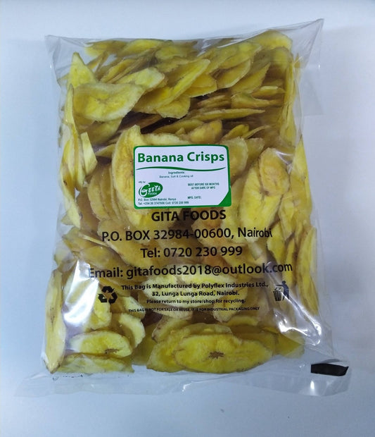 Banana Crisps - 500gms - Geeta Foods (Bharti Ben)