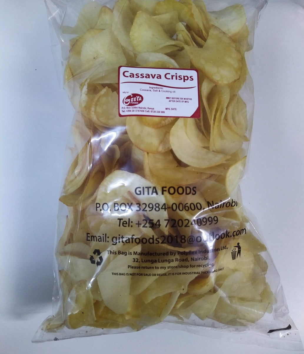 Mhogo (Cassava) Crisps - 500gms - Geeta Foods (Bharti Ben)