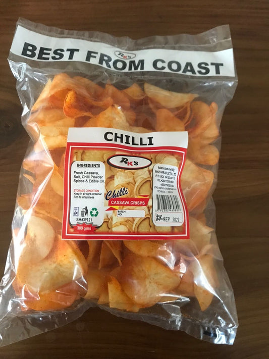 RKS - Cassava Crisps(Mhogo Crisps) - Chilly - 300gms